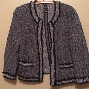 Ann Taylor tweed blazer
